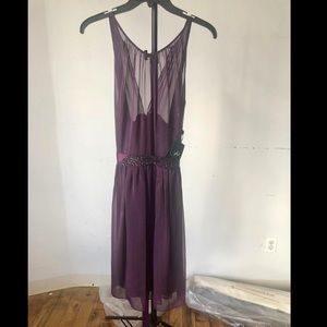 Adrianna Papell Purple Cocktail Dress